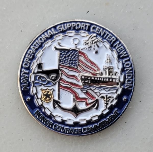 NAVY OPERATIONAL SUPPORT CENTER NEW LONDON - MEDALLION