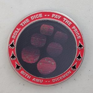90TH AMU - DICEMEN - LENTICULAR - Challenge Coin