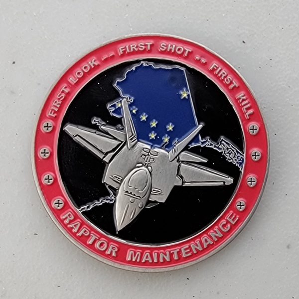 90TH AMU - DICEMEN - LENTICULAR - Challenge Coin - Image 2