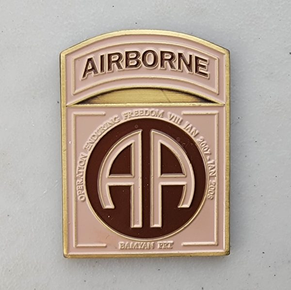 AIRBORNE - DESERT COLORS - ISAF - Challenge Coin