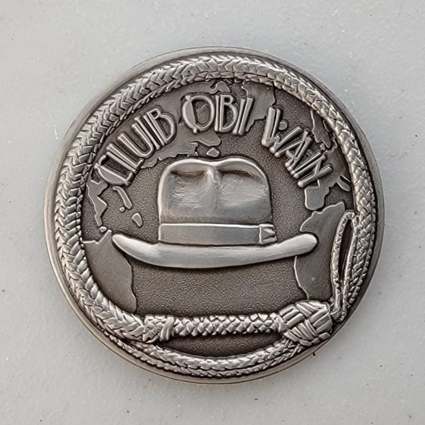 CLUB OBI WAN - ANTIQUE SILVER - Challenge Coin