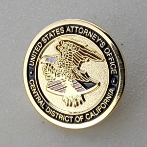 UNITED STATES ATTORNEY'S OFFICE - CENTRAL DISTRICT OF CA - Lapel Pin
