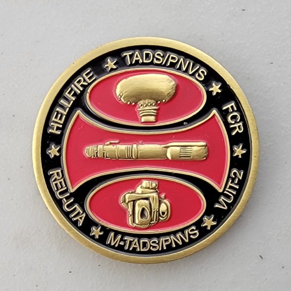 APACHE FIRE CONTROL - Challenge Coin - Image 2