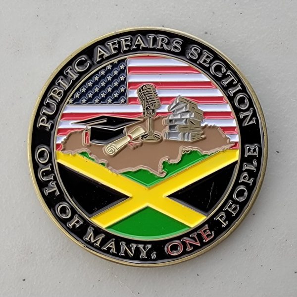 UNITED STATES EMBASSY - KINGSTON, JAMAICA - Challenge Coin - Image 2