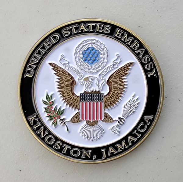 UNITED STATES EMBASSY - KINGSTON, JAMAICA - Challenge Coin