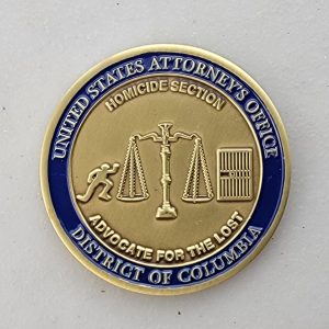 DOJ - DISTRICT OF COLUMBIA - Challenge Coin