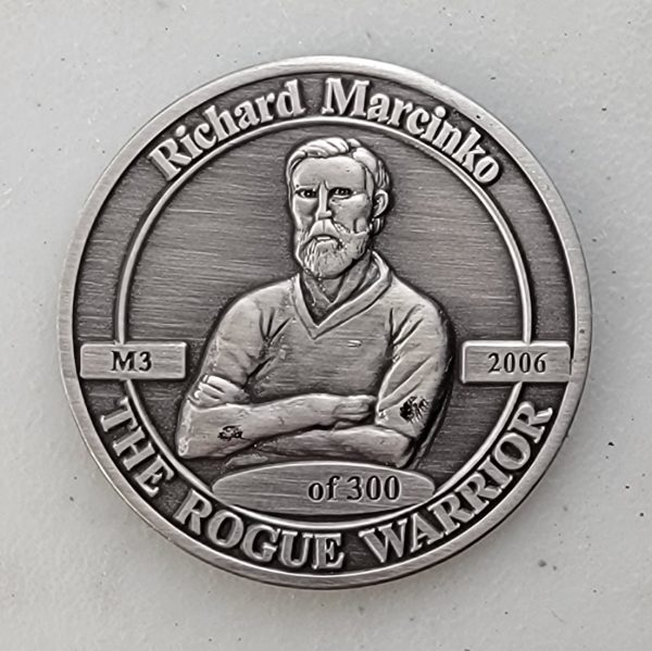 ROUGE WARRIOR'S - RICHARD MARCINKO - Challenge Coin - Image 2