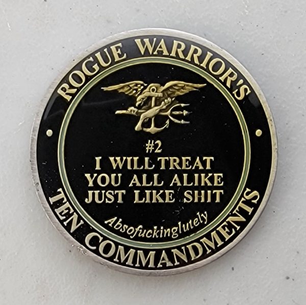 ROUGE WARRIOR'S - RICHARD MARCINKO - Challenge Coin