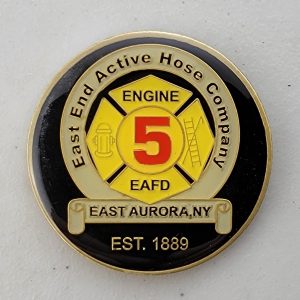 EAST AURORA FIRE DEPT - ENGINE 5 - Challenge Coin
