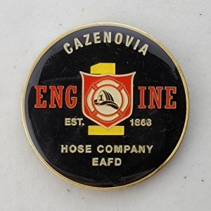 EAST AURORA FIRE DEPT - ENGINE 1 - Challenge Coin