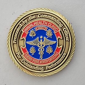 NAVAL HEALTH CLINIC - Challenge Coin