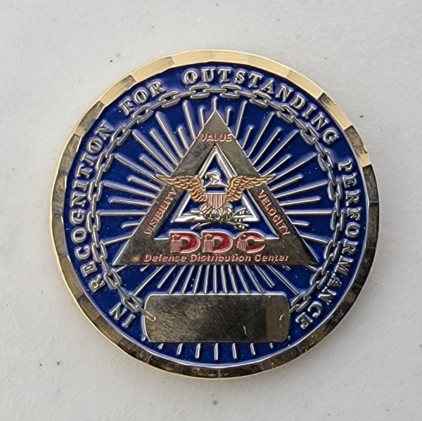 DEFENSE DISCTRIBUTION CENTER - 1 STAR - Challenge Coin