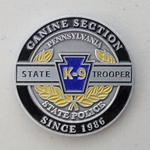 PENNSYLVANIA STATE POLICE - K9 - Challenge Coin (Copy)