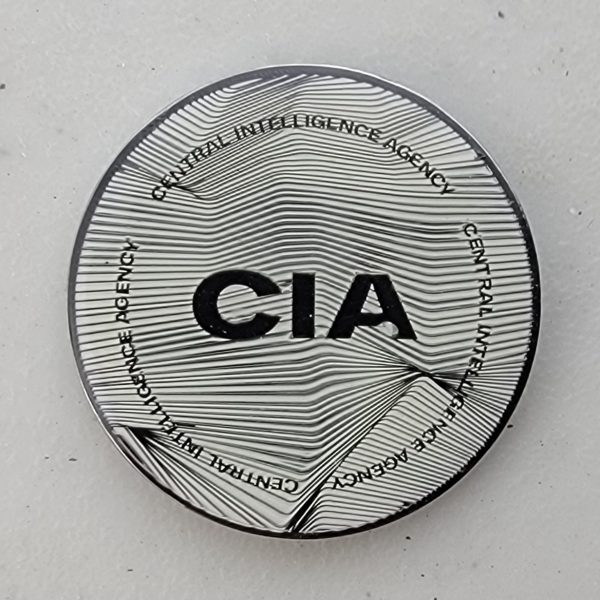 CIA - BLACK NICKEL - NEW LOGO - Challenge Coin - Image 2
