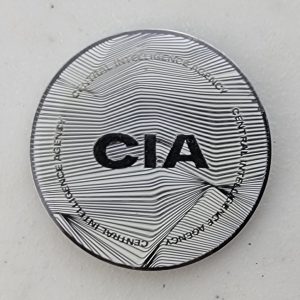 CIA - BLACK NICKEL - NEW LOGO - Challenge Coin