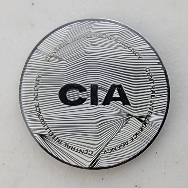 CIA - BLACK NICKEL - NEW LOGO - Challenge Coin