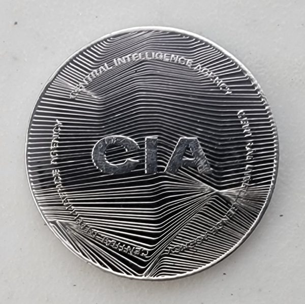 CIA - NEW LOGO - Challenge Coin - Image 2