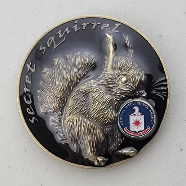 CIA - SECRET SQUIRREL - Challenge Coin