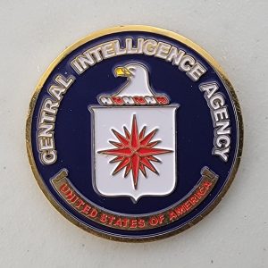 CIA - HAZARDOUS AGENT MITIGATION MEDICAL EMERGENCY RESPONSE TEAM - SHINY GOLD - hallenge Coin