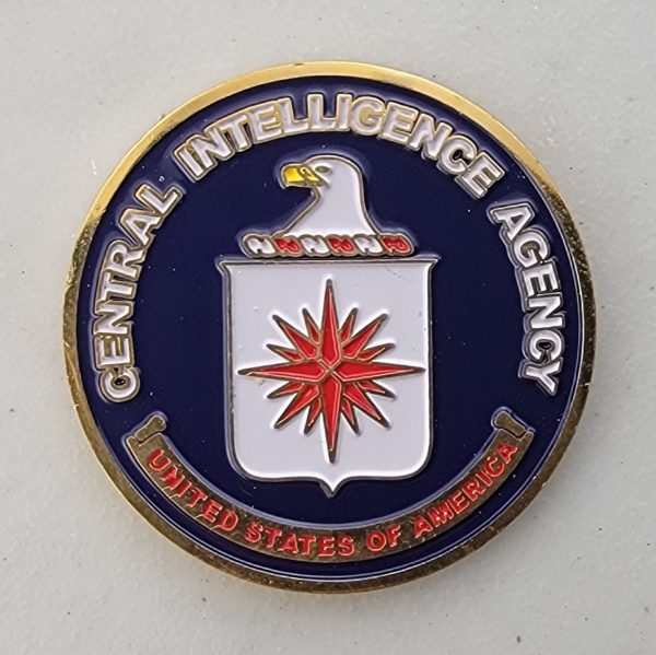 CIA - HAZARDOUS AGENT MITIGATION MEDICAL EMERGENCY RESPONSE TEAM - SHINY GOLD - hallenge Coin