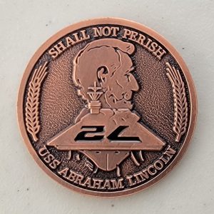 USS ABRAHAM LINCOLN - Challenge Coin