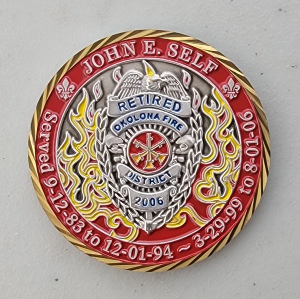 OKLAHOMA FIRE DEPT. - Challenge Coin - Image 2