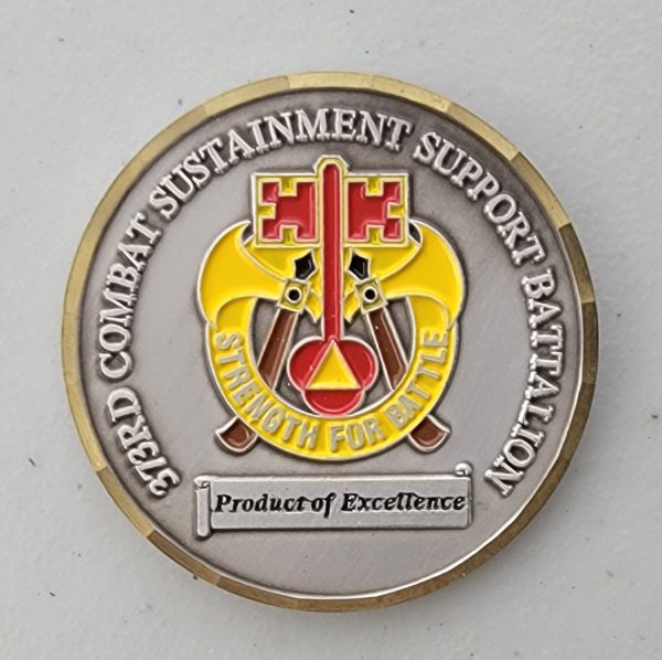 373RD COMBAT SUSTAINMENT SUPPORT BATTALION - Challenge Coin