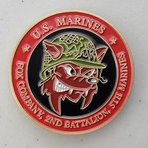FOX COMPANY, 2ND BATTALION, 5TH MARINES - Challenge Coin