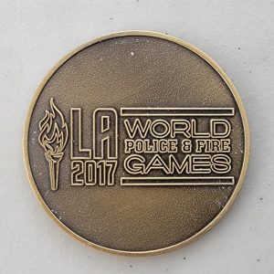 WORLD POLICE & FIRE GAMES - 2017 - Challenge Coin