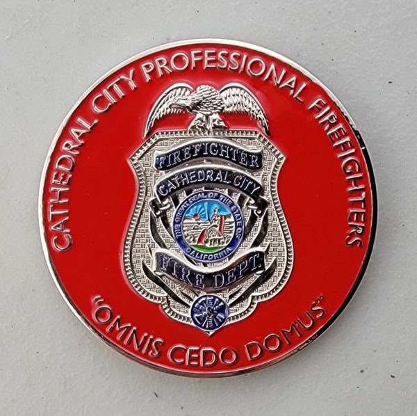 CATHEDRAL CITY PROFESSIONAL FIREFIGHTERS - Challenge Coin - Image 2