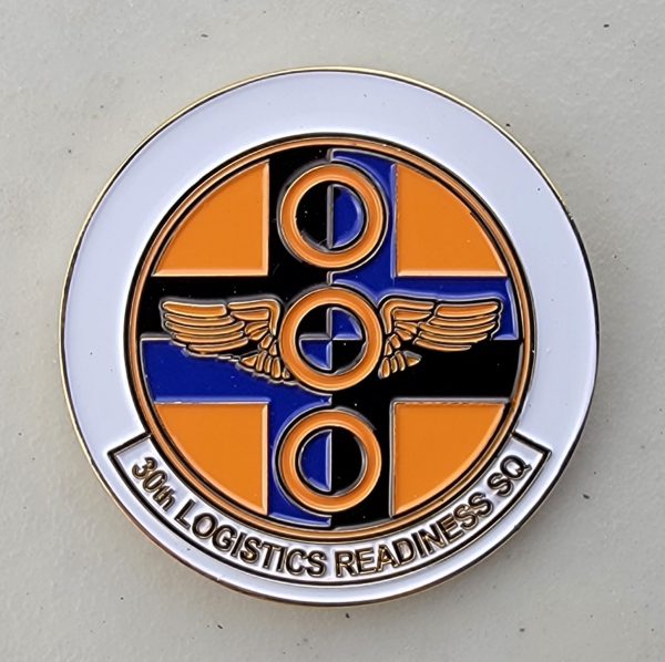 30TH LOGISTICS READINESS SQ - Challenge Coin