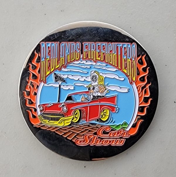 REDLANDS FIREFIGHTERS CAR SHOW - Challenge Coin