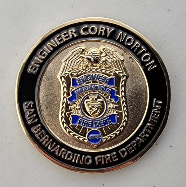SAN BERNADINO FIRE DEPARTMENT - Challenge Coin