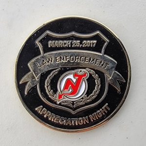 NJ DEVILS - LAW ENFORCEMENT APPRECIATION - Challenge Coin