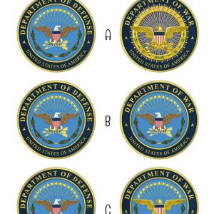 DEPARTMENT OF DEFENSE/WAR - Challenge Coin