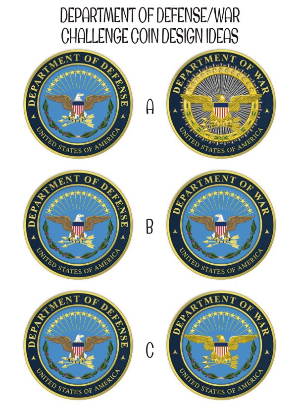 DEPARTMENT OF DEFENSE/WAR - Challenge Coin
