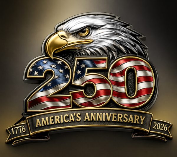 2" - AMERICA'S ANNIVERSARY - 250 - Challenge Coin