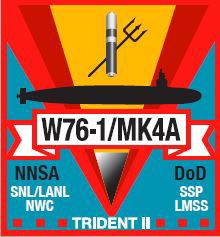 W76-1/MK4A - TRIDENT II - KCP - SNL - PANTEX - SRS - Y-12 - LANL - Challenge Coin - Image 3