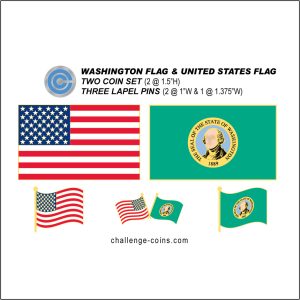 WASHINGTON - Challenge Coins & Lapel Pins Set