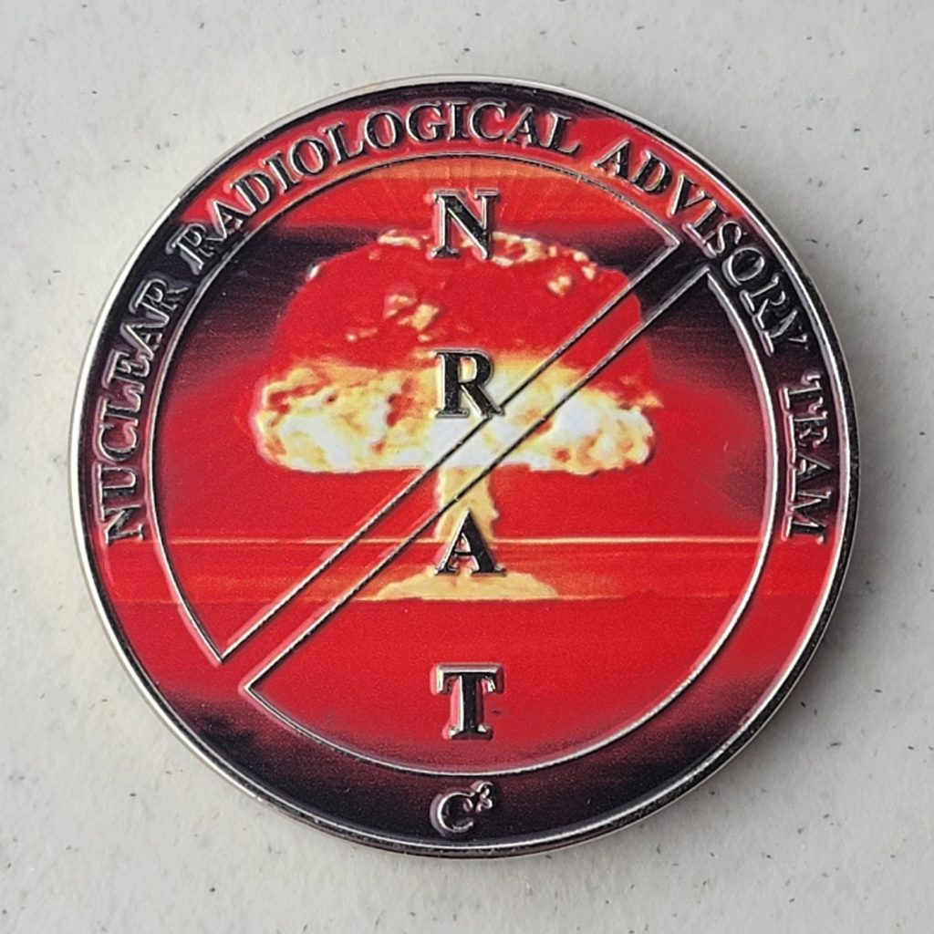 NUCLEAR RADIOLOGICAL ADVISORY TEAM - 3RD GEN - DOE - NNSA - Challenge Coin