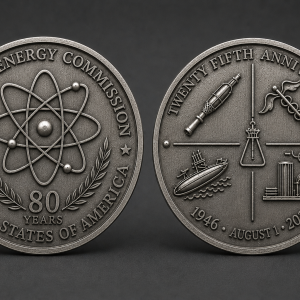 ATOMIC ENERGY COMMISSION - 80TH ANNIVERSARY - Challenge Coin