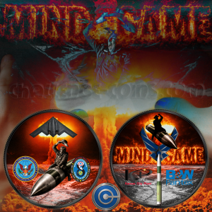 MIND GAME - B&W - PANTEX - KCP - USAF - DTRA - 14B - Challenge Coin