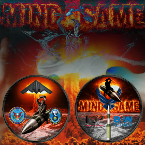 MIND GAME - B&W - PANTEX - KCP - USAF - DTRA - 14B - Challenge Coin