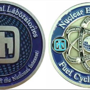 SNL - Nuclear Energy and Fuel Cycle Programs - Challenge Coin