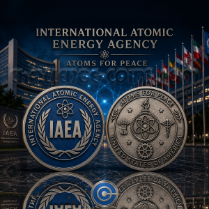 INTERNATIONAL ATOMIC ENERGY AGENCY - ATOMS FOR PEACE - Challenge Coin