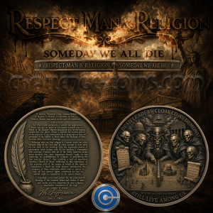 RESPECT MAN & RELIGION - Challenge Coin