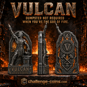 VULCAN - DUMPSTER NOT REQUIRED - Challenge Coin